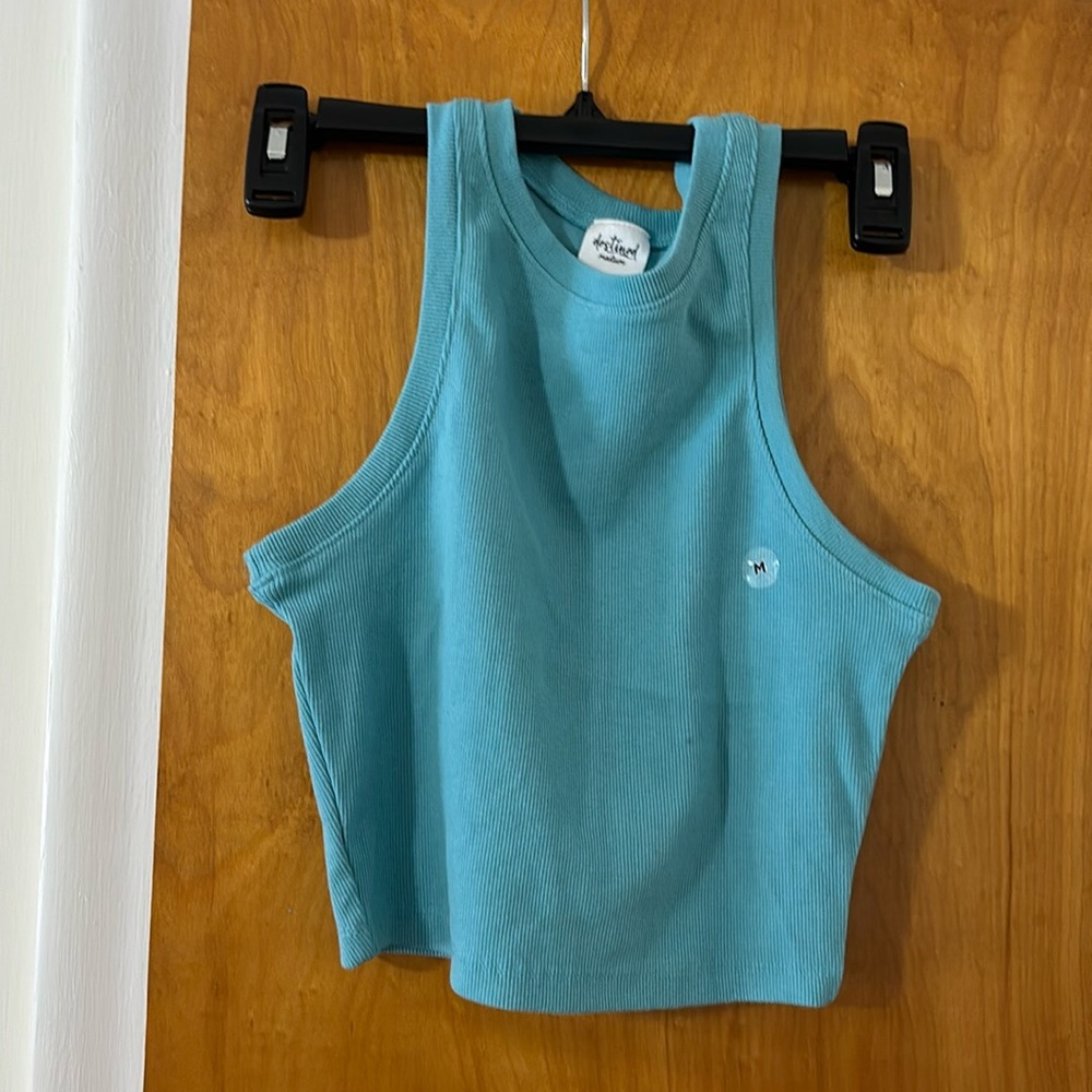 Destined women’s, medium, turquoise, sleeveless top
